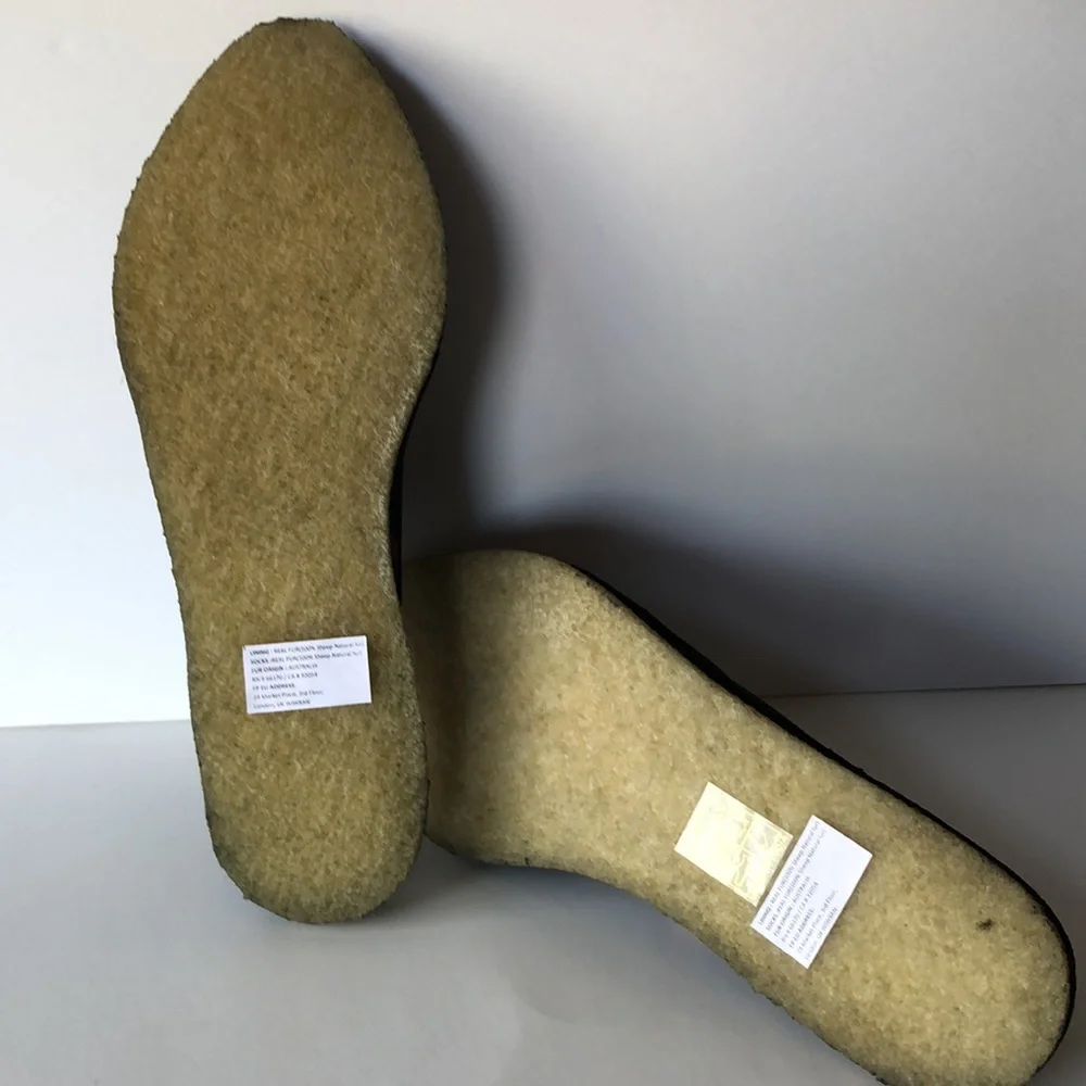 ❤️HP❤️Free People Cozy Sherpa Nova Flats Mules/cozy slippers NEW in BOX - Picture 5 of 9